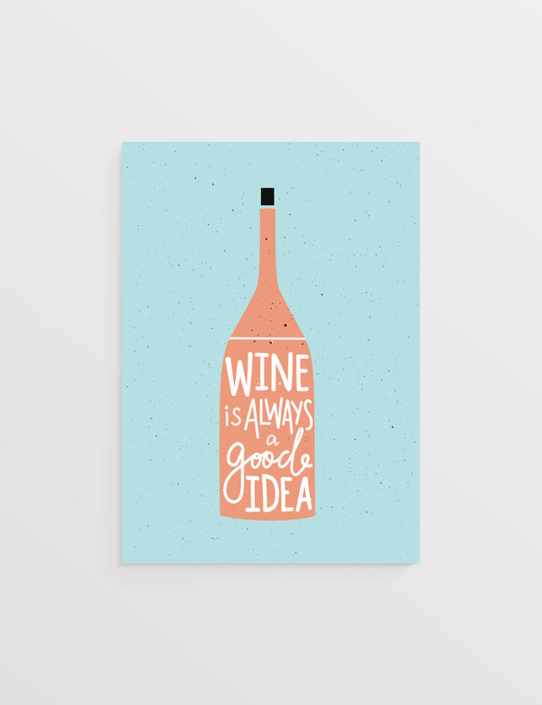 Postkarten Set mit Weinsprüchen 10 Stück