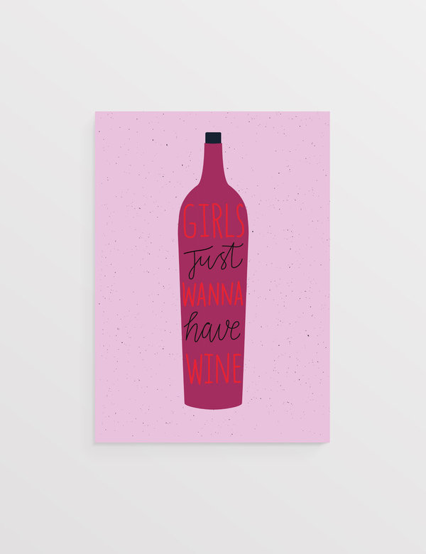 Postkarten Set mit Weinsprüchen 10 Stück